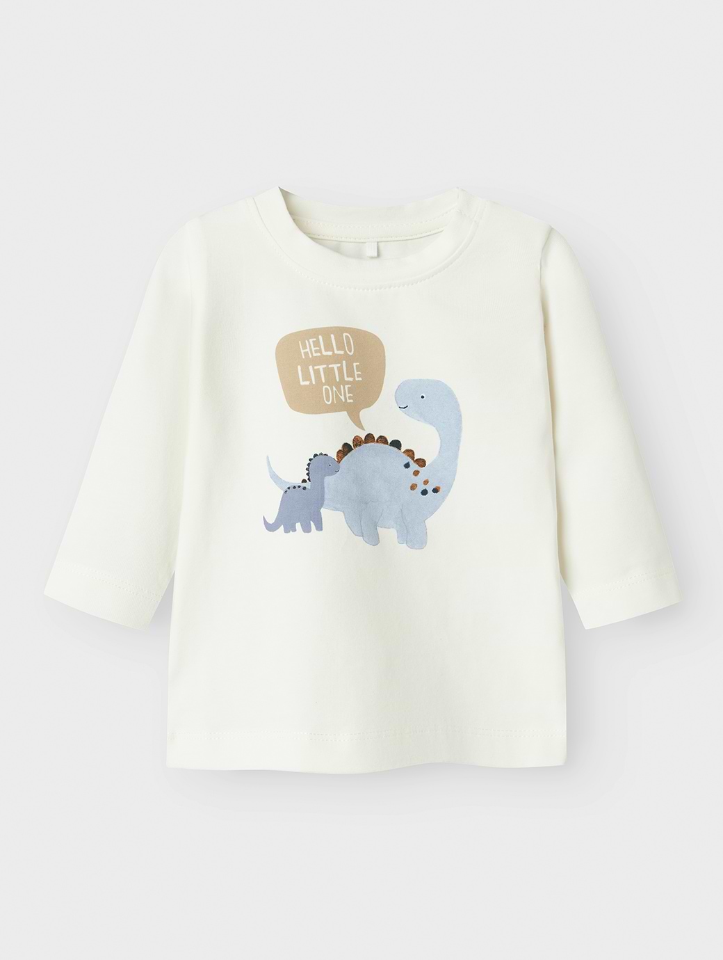 Name It Baby Boy's Nors Long Sleeve Box Top Cloud Dancer