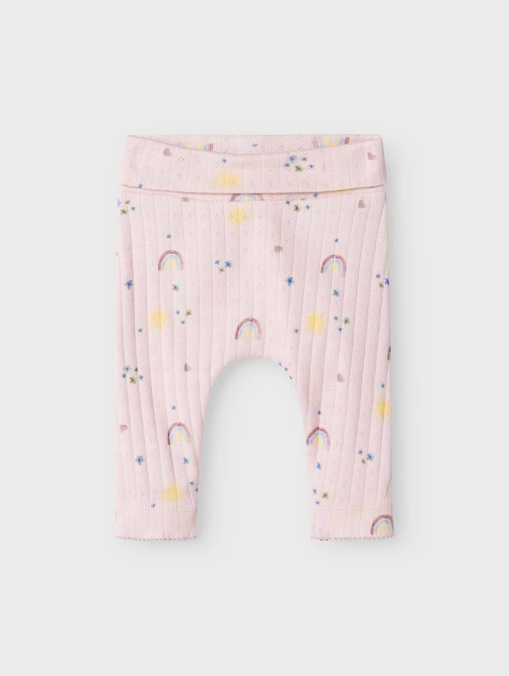 Name It Baby Girl's Fabiane Pant Light Lilac