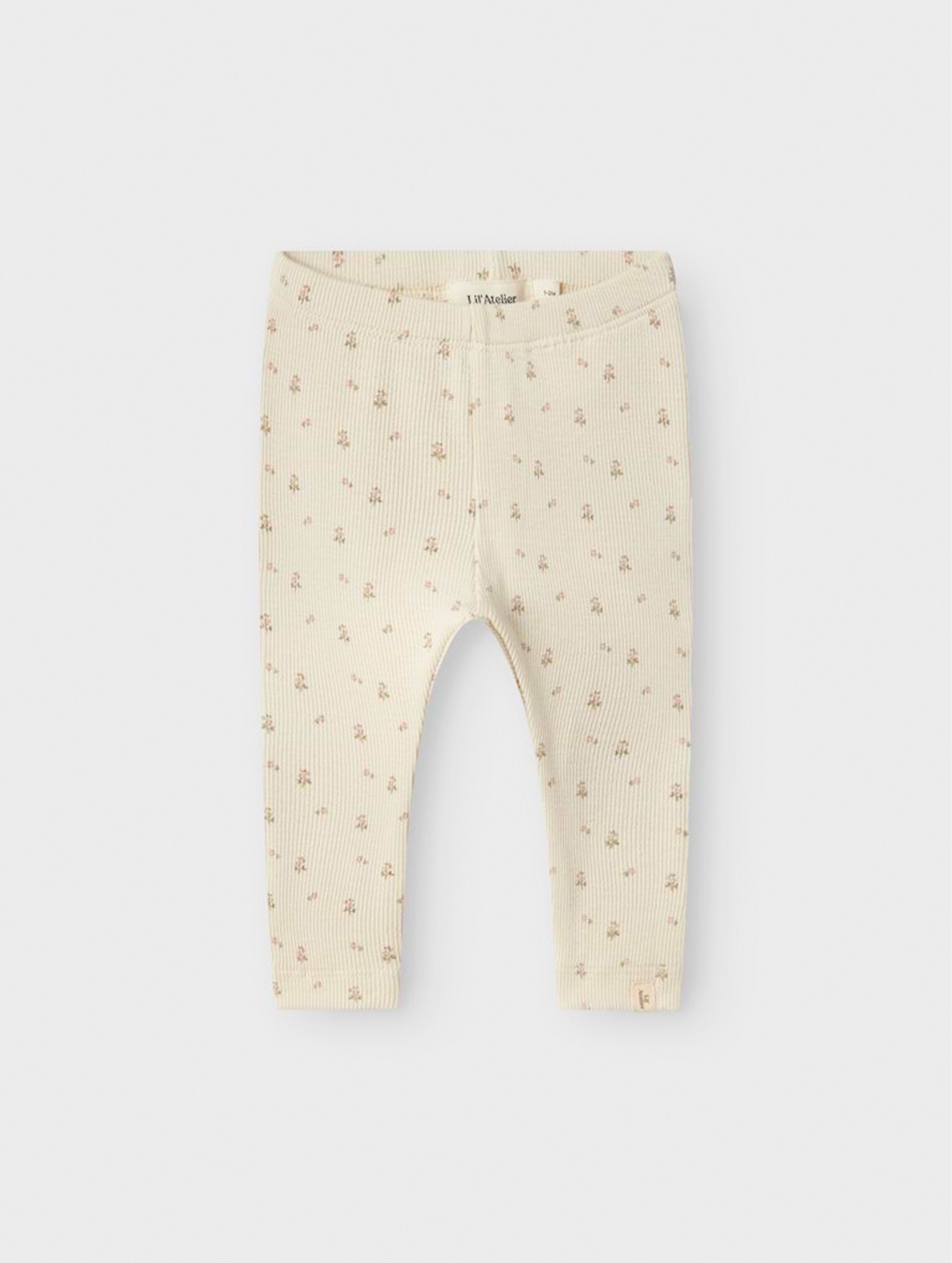 Name It Baby Girl's Gago Slim Legging Turtledove Flower