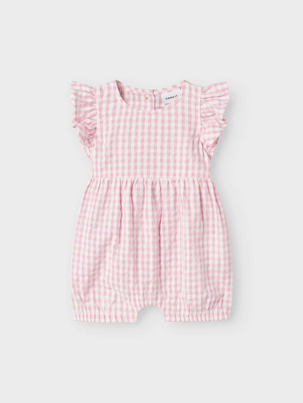 Name It Baby Girl's Halmi Sunsuit Cameo Pink