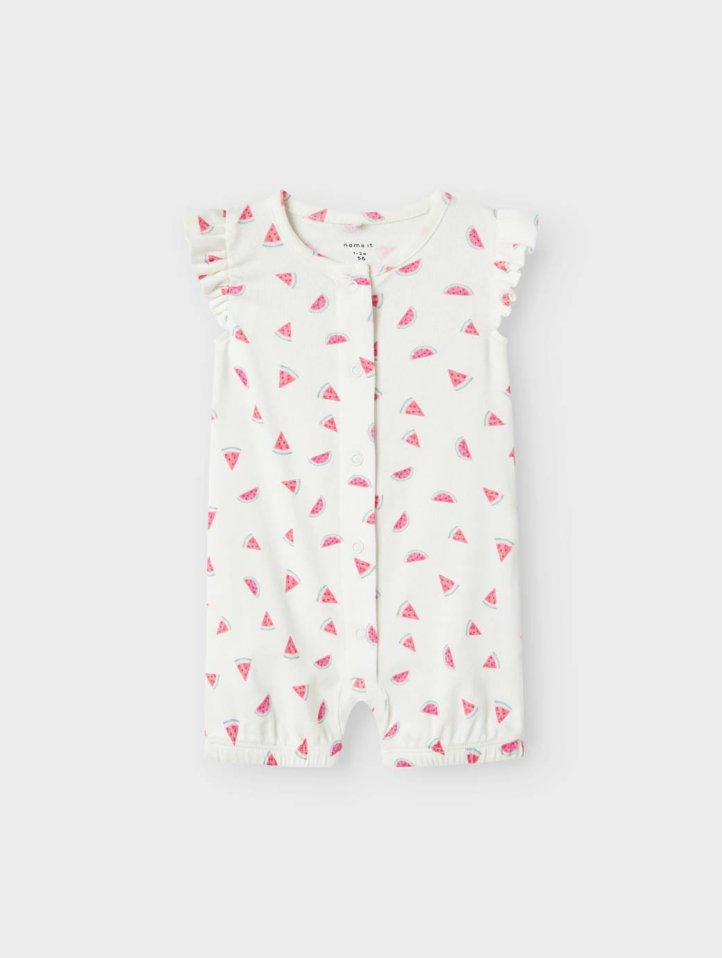 Name It Baby Girl's Jolina Sunsuit Cloud Dancer