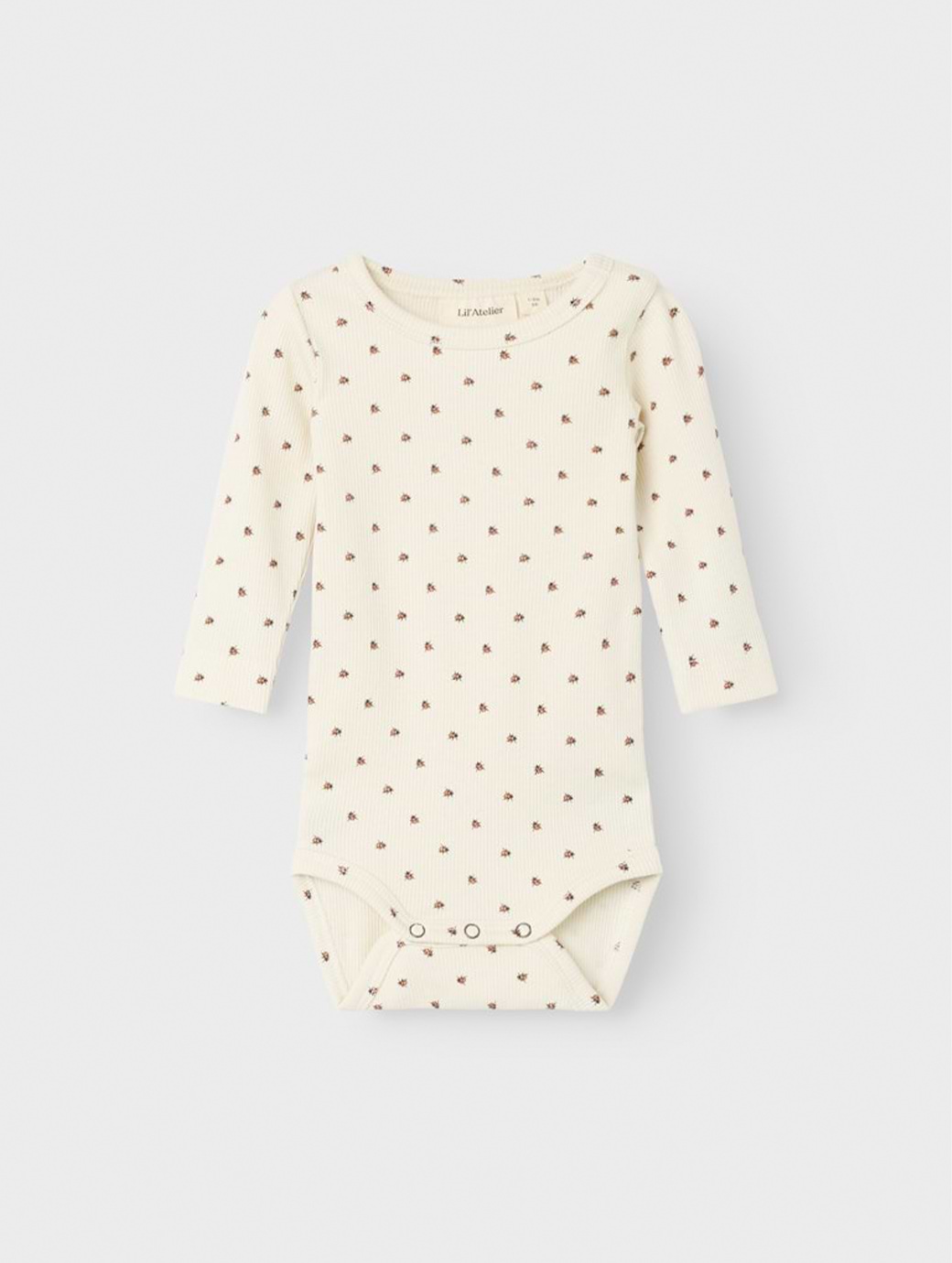 Name It Baby Unisex Lago Kim Long Sleeve Slim Bodysuit Turtledove Ladybug