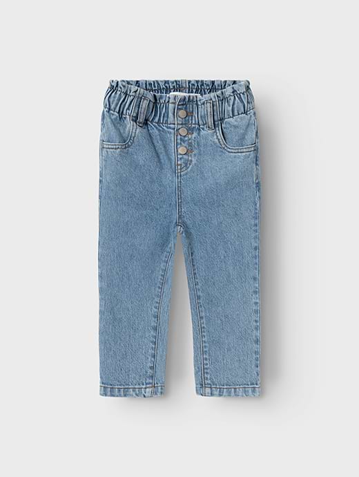 Name It Mini Bella Baggy Jeans Medium Blue Denim