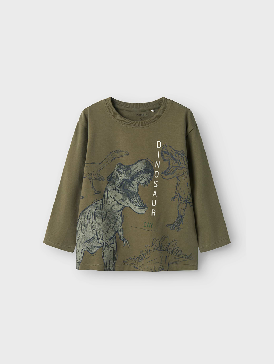 Name It Mini Benjamino Long Sleeve Top Dusty Olive