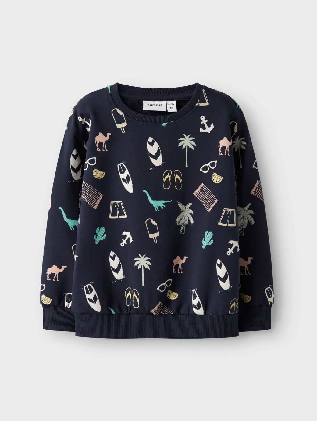 Name It Mini Boy's Jerome Sweatshirt Navy Blazer