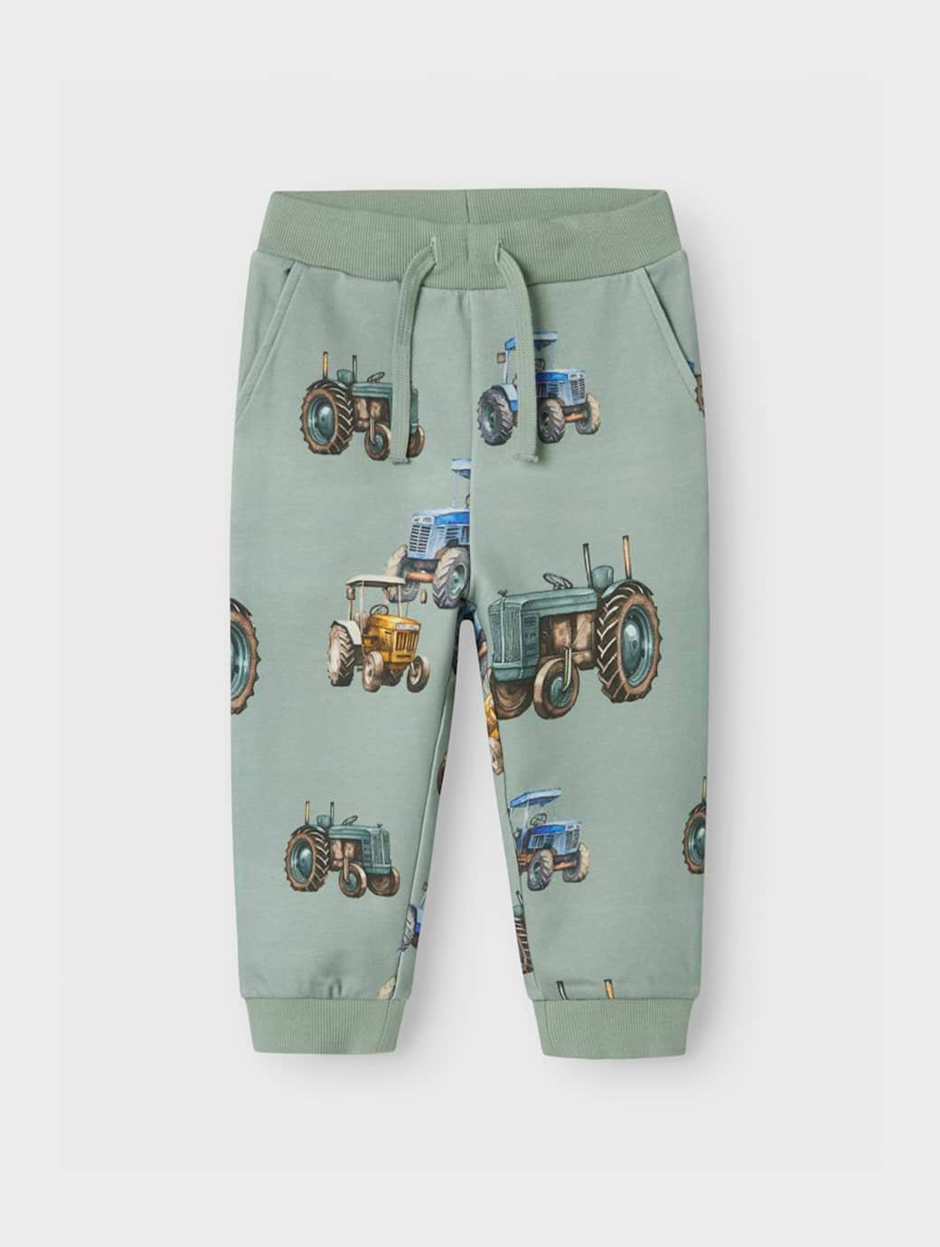 Name It Mini Boy's Ludvig Regular Fit Sweat Pants Jadeite