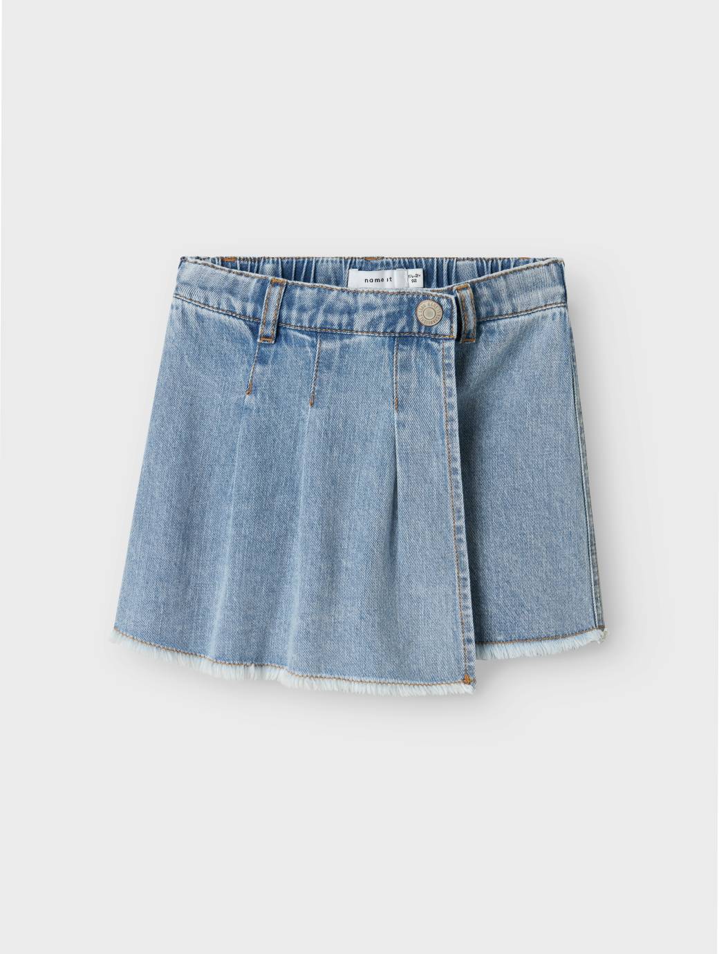 Name It Mini Girl's Hanna Denim Skort Medium Blue