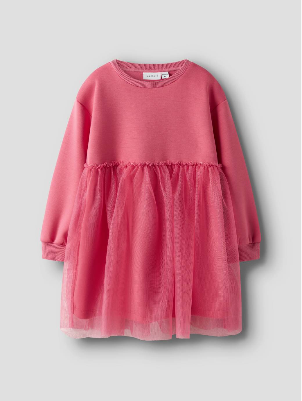 Name It Mini Girl's Kersti Sweat Dress Rapture Rose