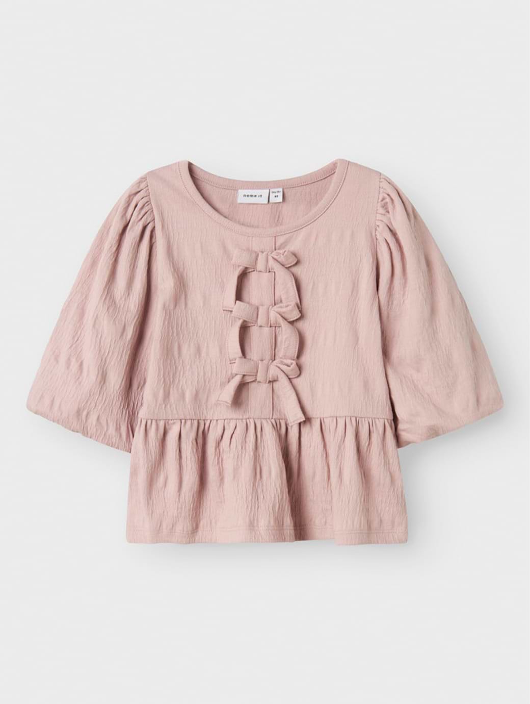Name It Mini Girl's Kesia 3/4 Sleeve Top Burnished Lilac