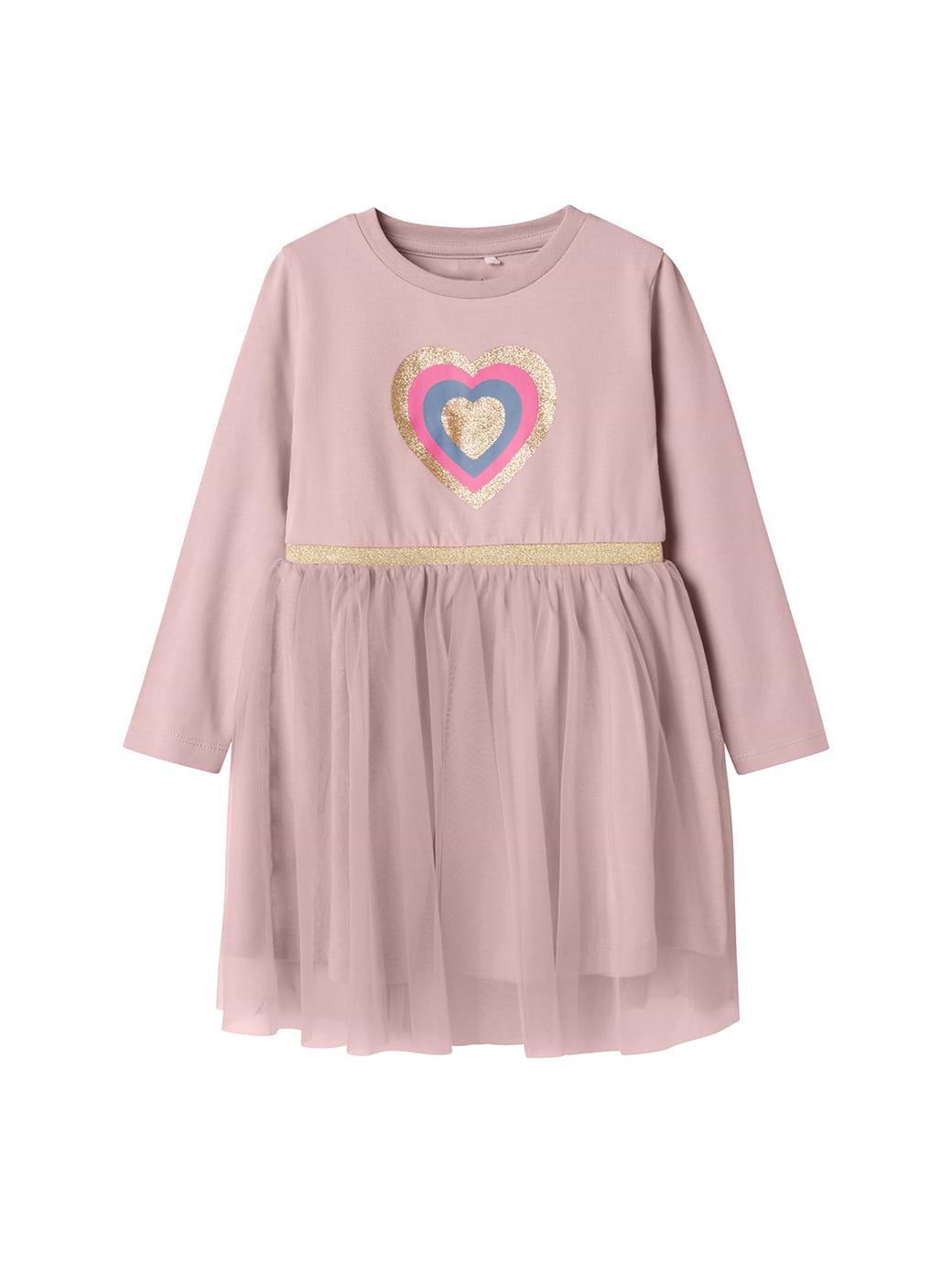 Name It Mini Girl's Nastar Long Sleeve Dress Burnished Lilac 