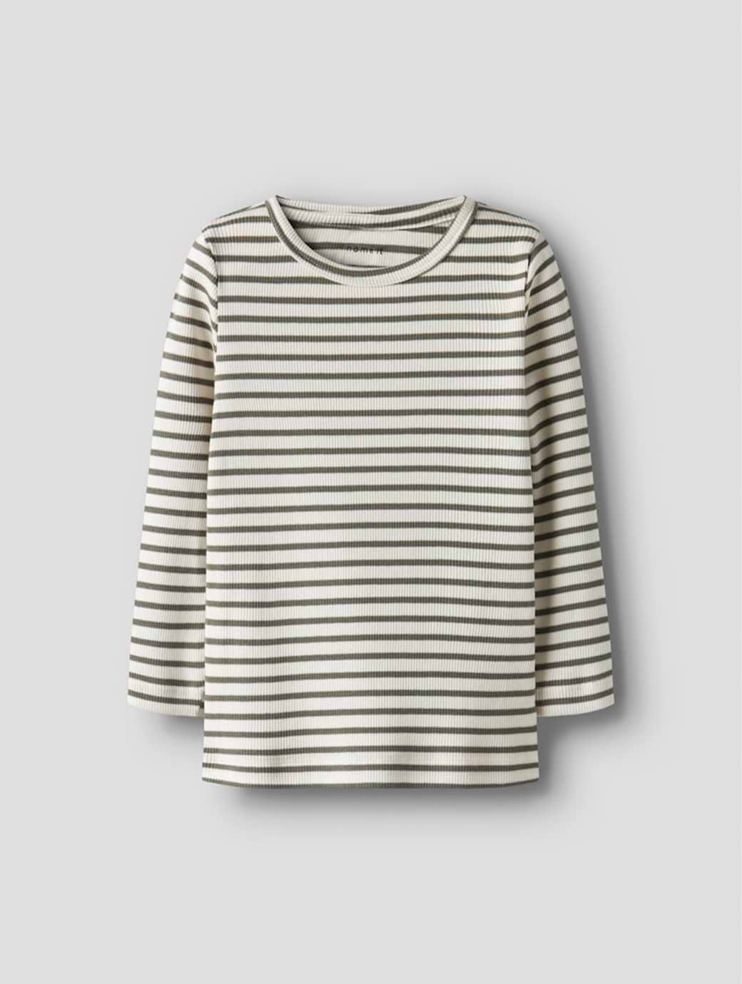 Name It Mini Unisex Bani Long Sleeve Top Dusty Olive