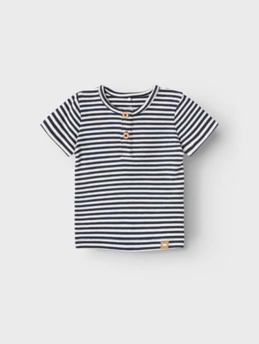 Name It Baby Fillo Short Sleeve Top Dark Sapphire