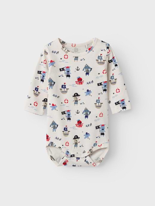 Name It Baby Long Sleeve Body Suit Jet Stream 
