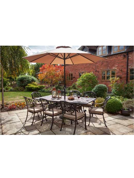 Hartman Amalfi 8 Seat Rectangular Dining Set