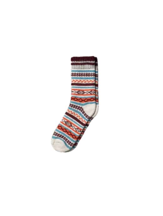 Nordic Bjorn Merino Wool Sock White