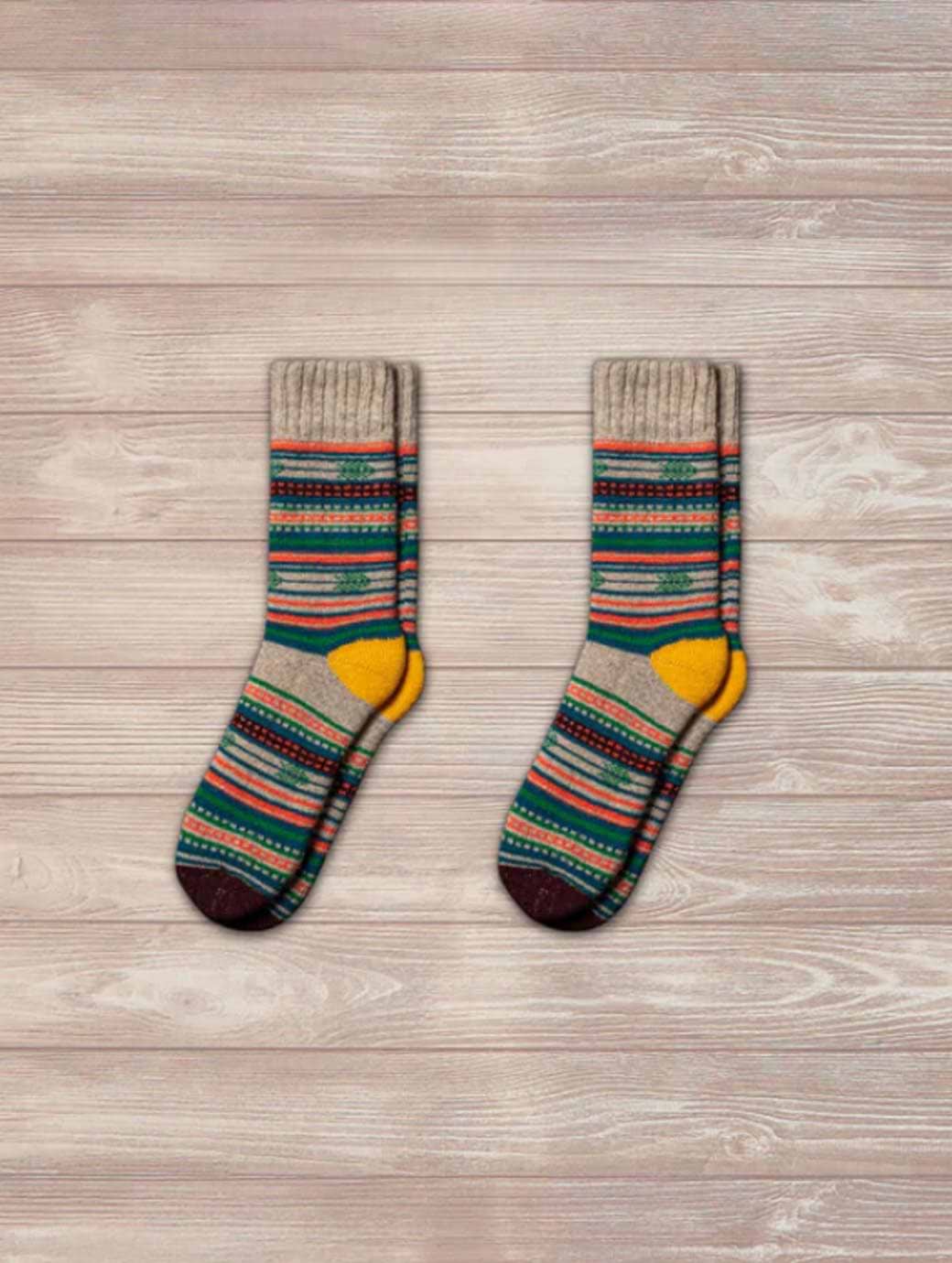 Nordic Espen Merino Wool Sock Beige