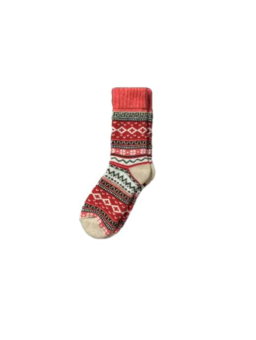 Nordic Ida Merino Wool Sock Red