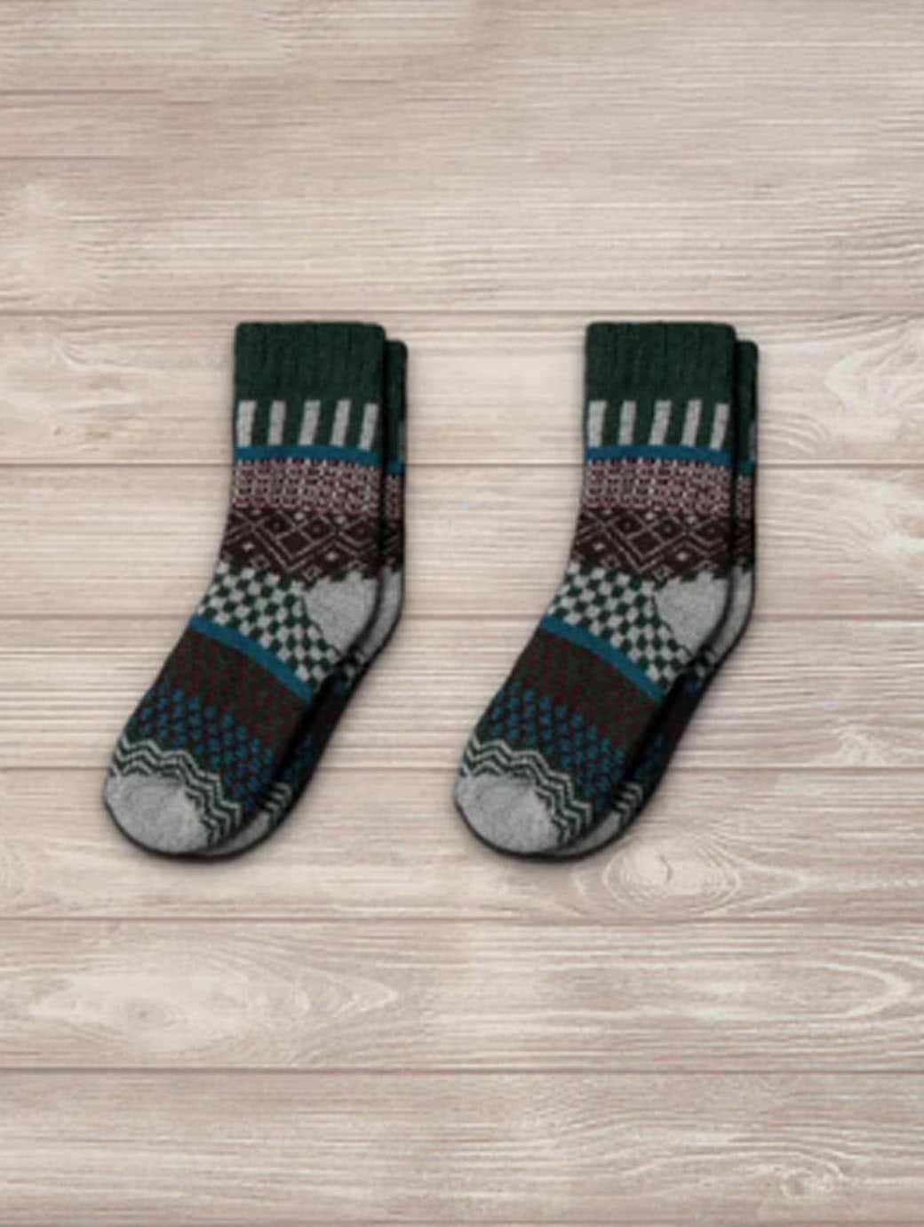 Nordic Socks Kids Svea Wool Sock Green
