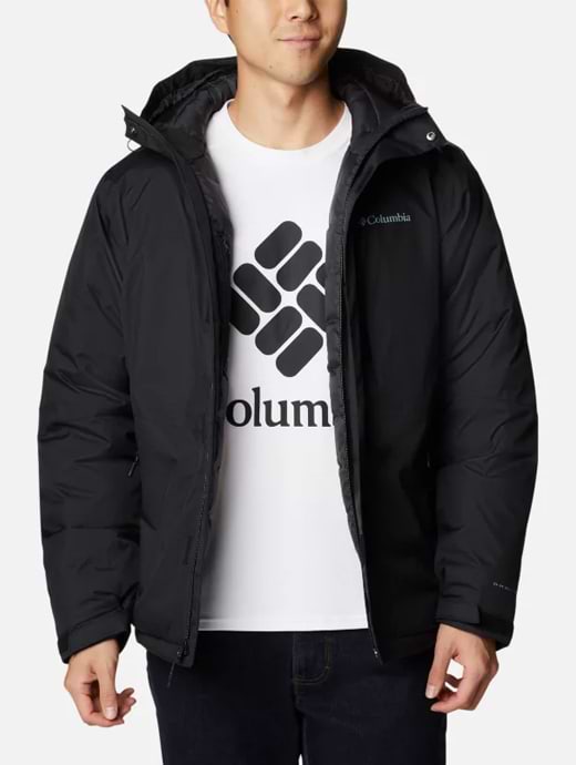 Columbia Men's Oak Harbor Insulated Waterproof Jacket Black