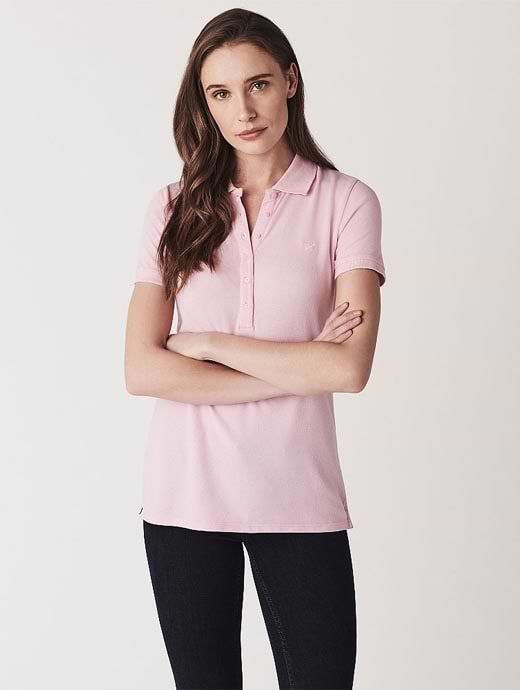 Crew Clothing Women's Classic Polo Pink