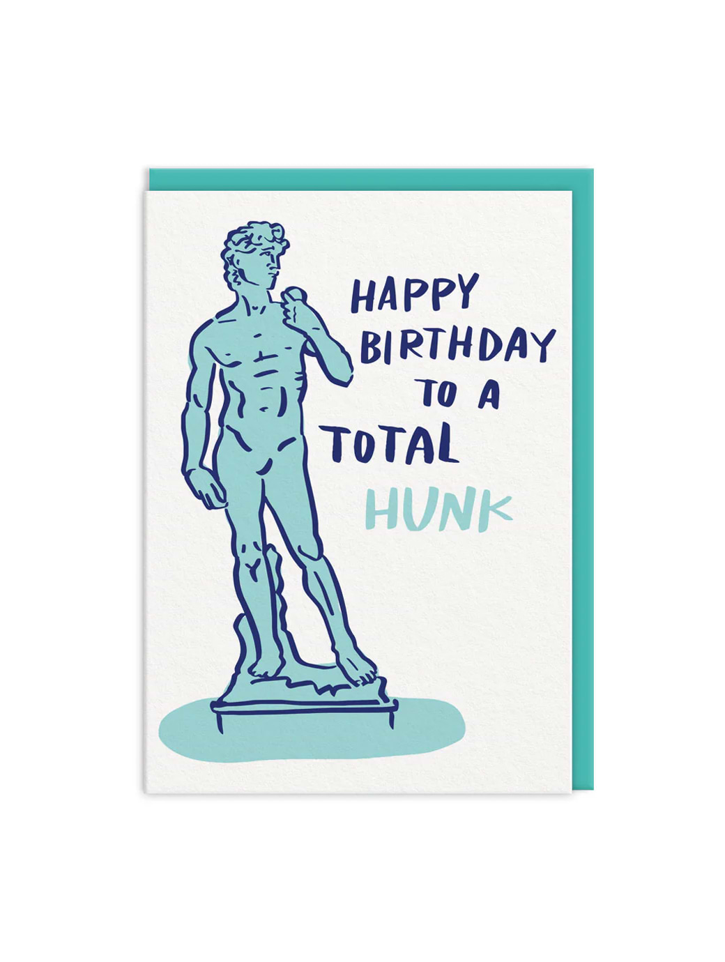 Ohh Deer And Here We Are Total Hunk Happy Birthday Card