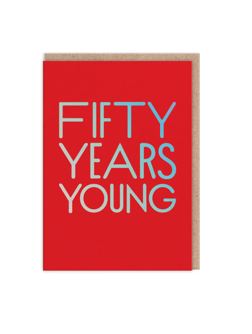 Ohh Deer Fifty Years Young Birthday Card