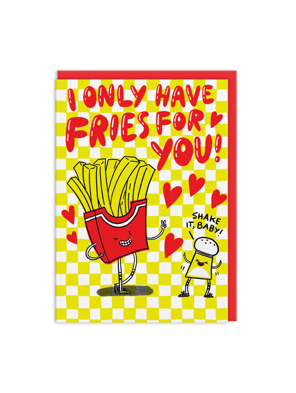 Ohh Deer Fries For You Valentine's Day Card
