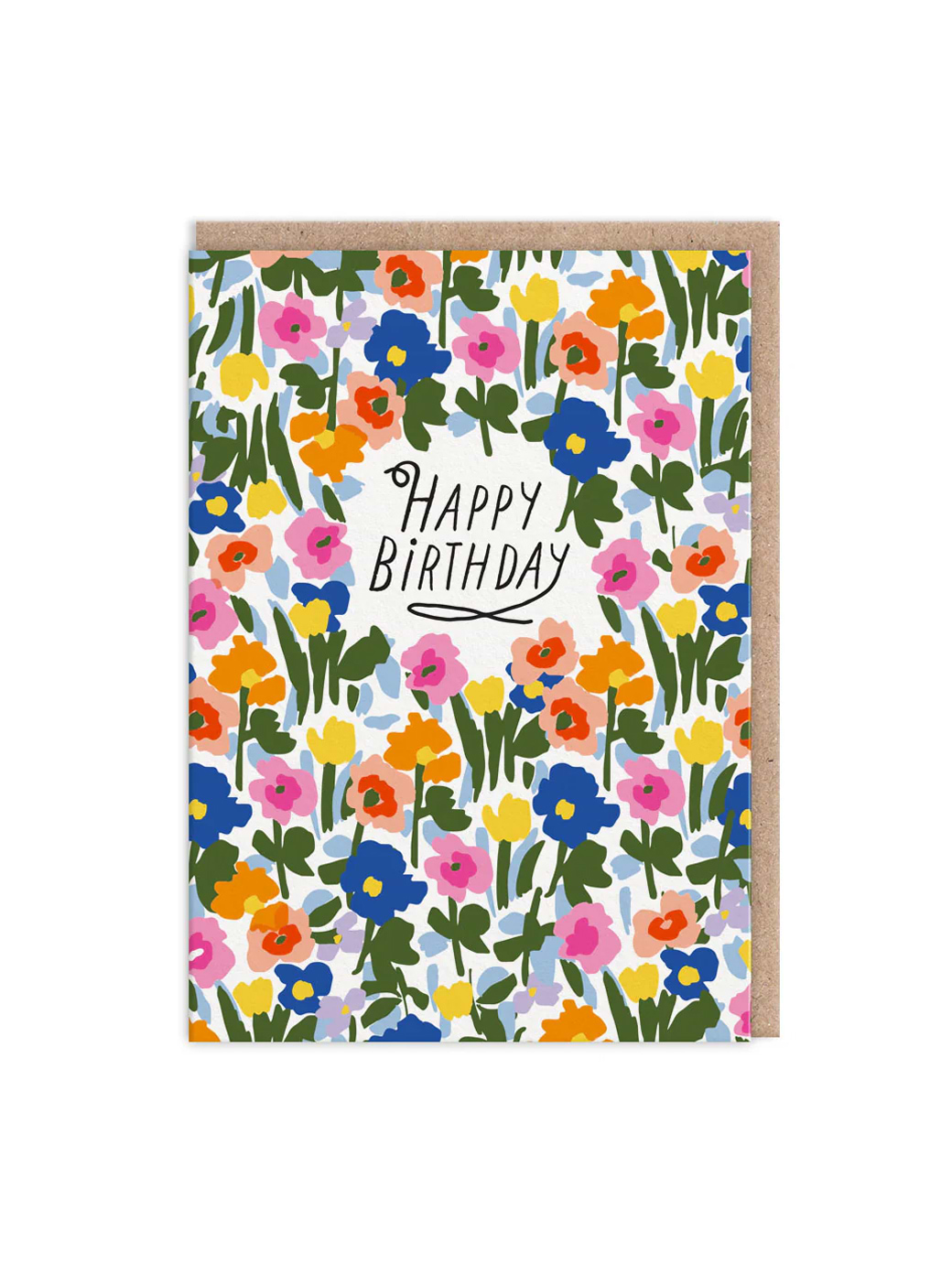 Ohh Deer Hartland Brooklyn Meadow Flowers Happy Birthday Card