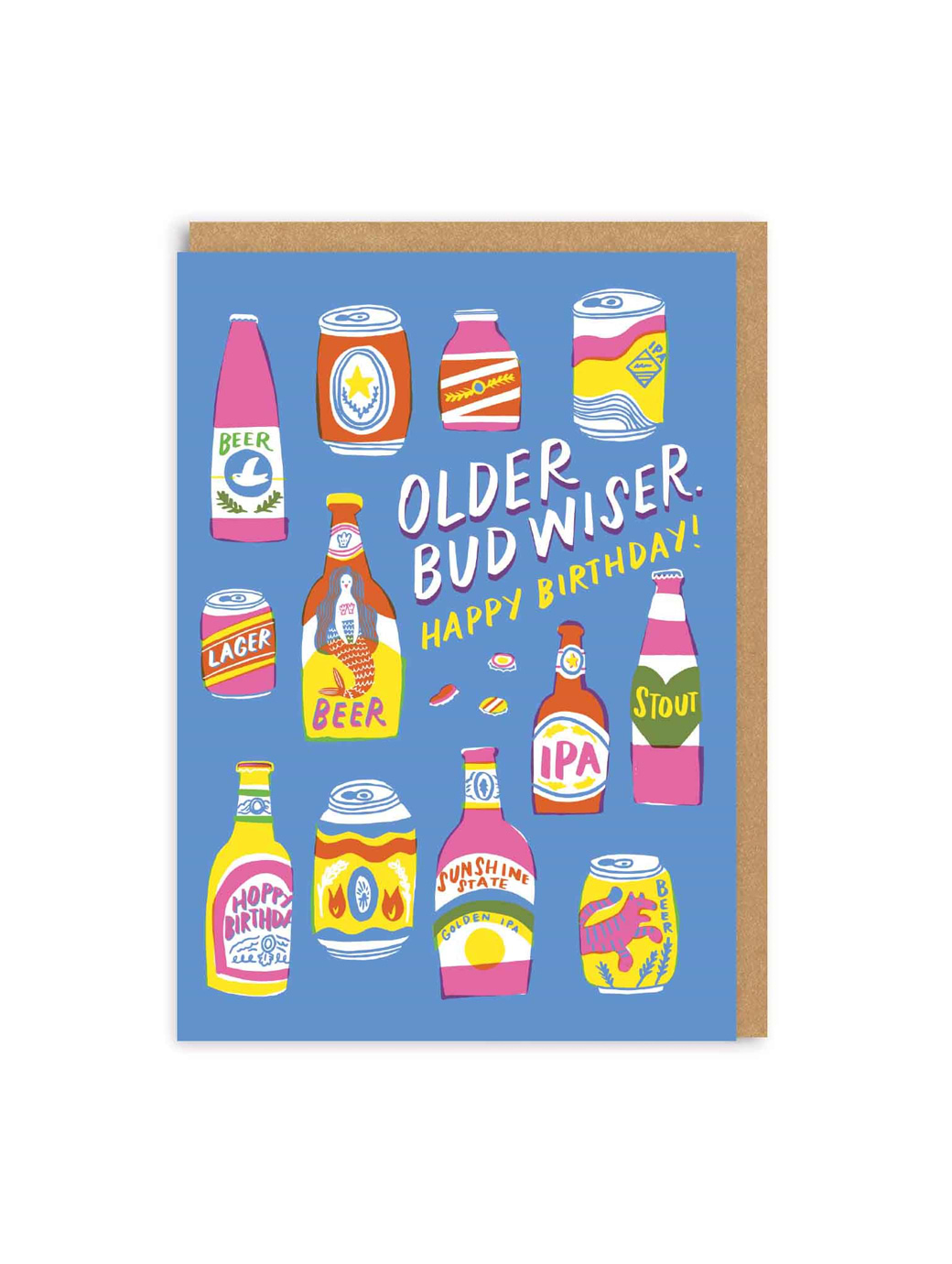 Ohh Deer Hello! Lucky Older Budwiser Birthday Card