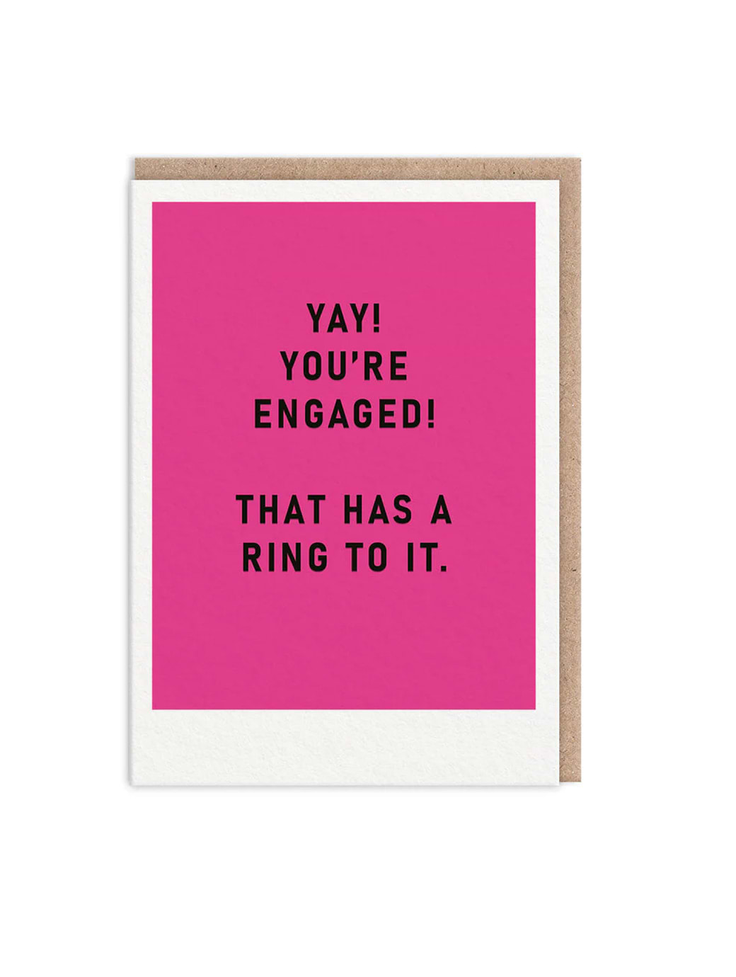 Ohh Deer Its Got A Ring To It Engagement Card