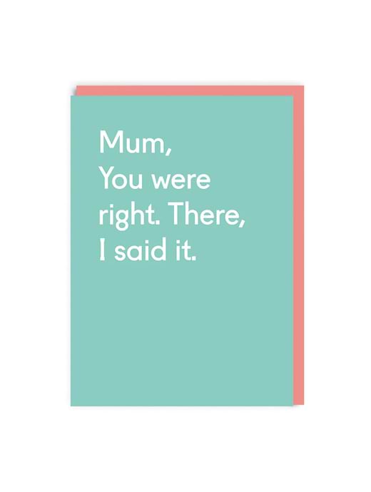 Ohh Deer Mum You Were Right Mother's Day Card