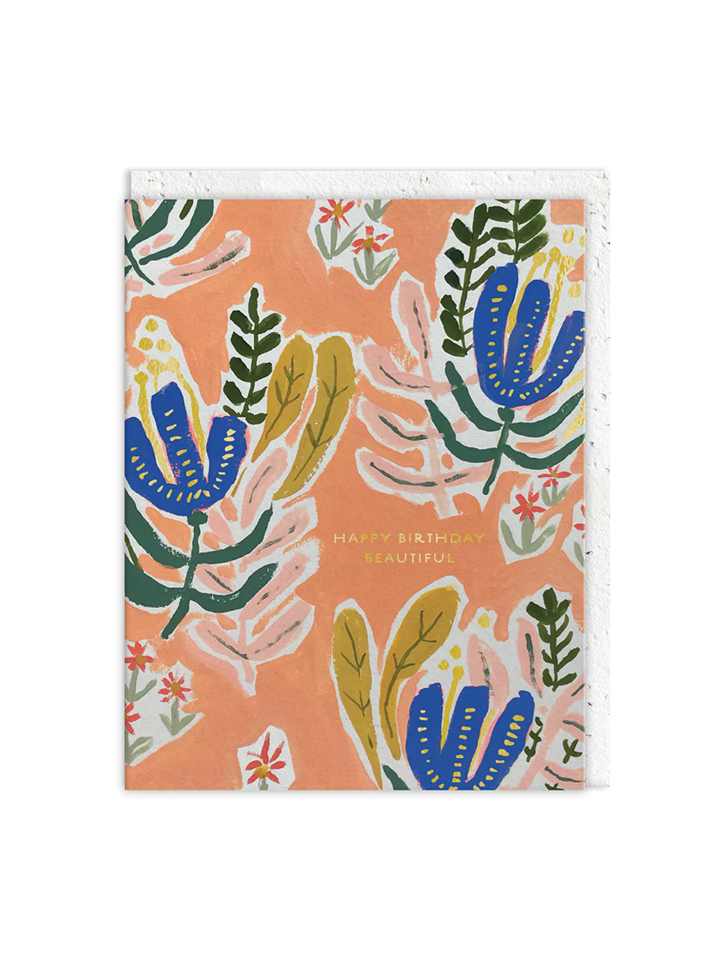 Ohh Deer Seedlings Beautiful Birthday Flowers Greeting Card