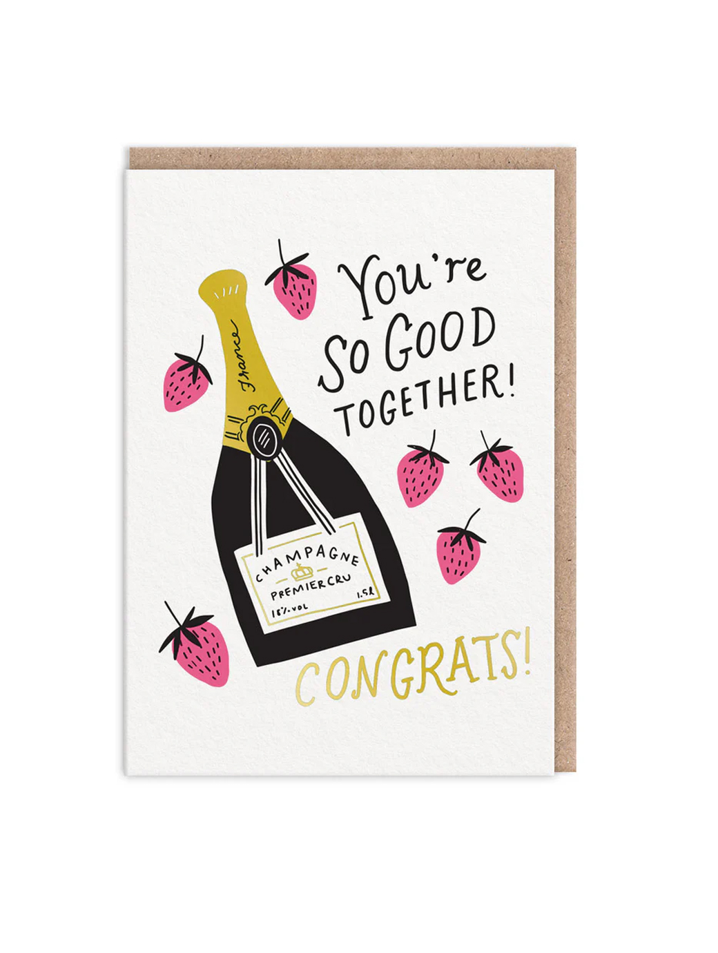 Ohh Deer So Good Together Wedding Card
