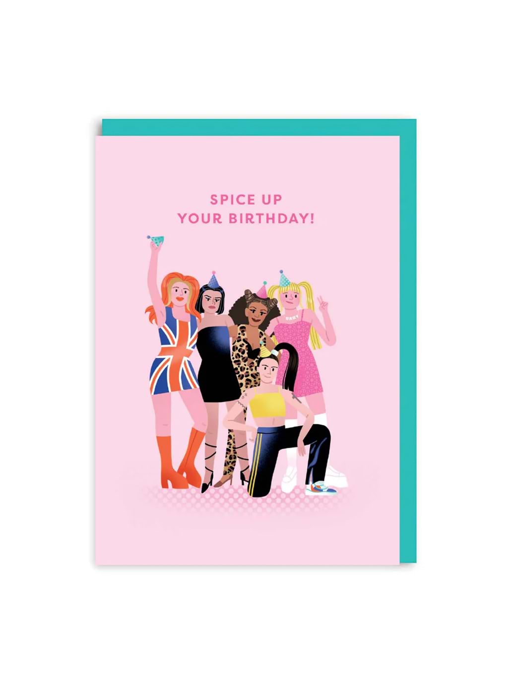 Ohh Deer Spice Girls Birthday Card