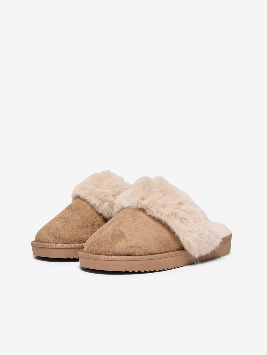 Only Women's Cath Teddy Homeslipper Cognac