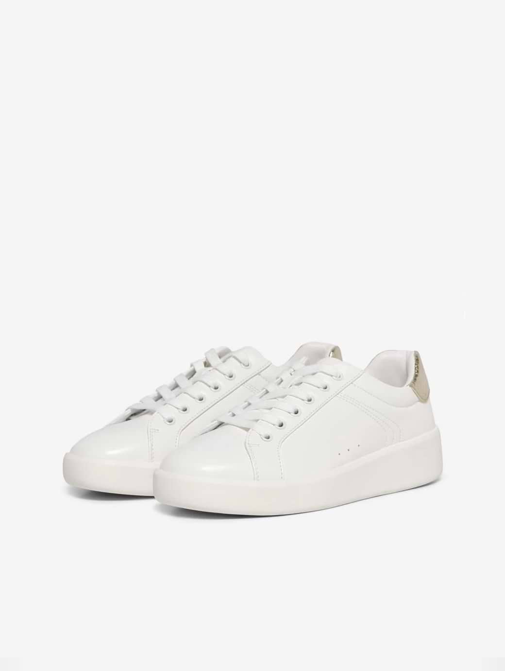 Only Women's Soul 4 PU Sneaker White