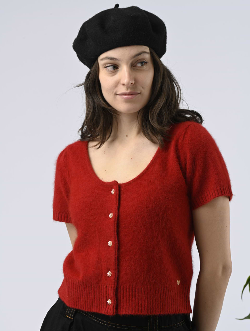 Orfeo Paris Women's Alise Vest Red