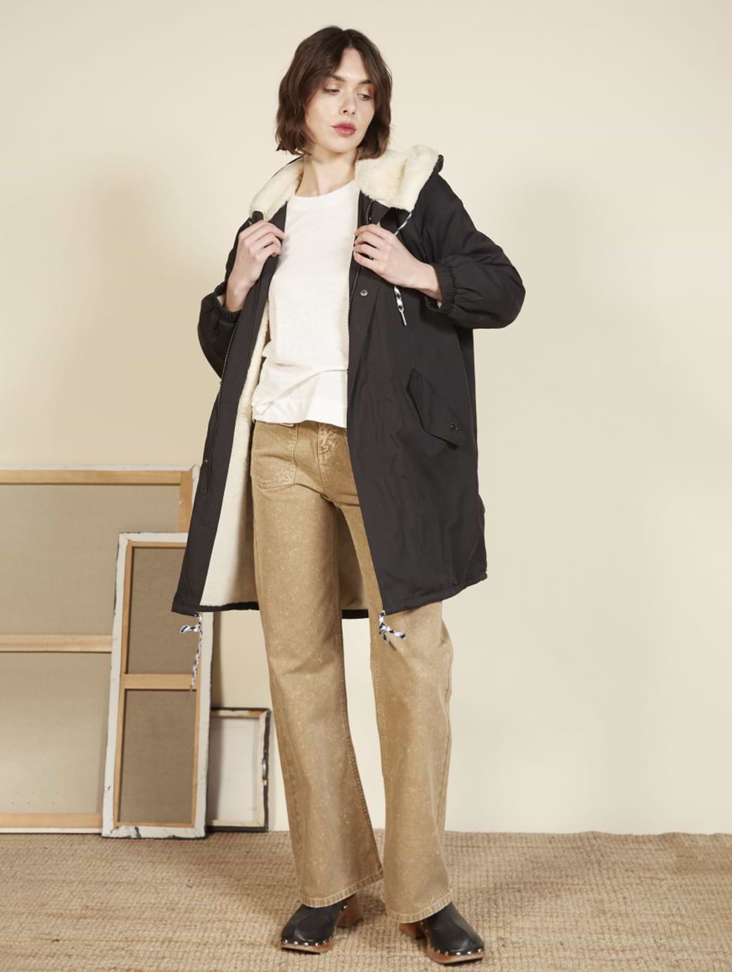 Orfeo Paris Women's Billy Parka Navy