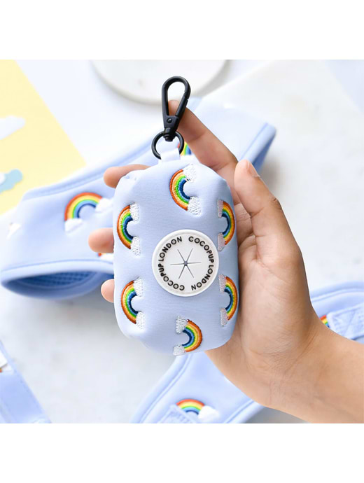 Cocopup London Luxe Poop Bag Holder Over The Rainbow 