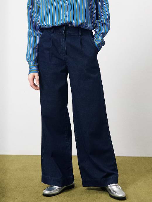 Frnch Women's Patience Trousers Marine Blue