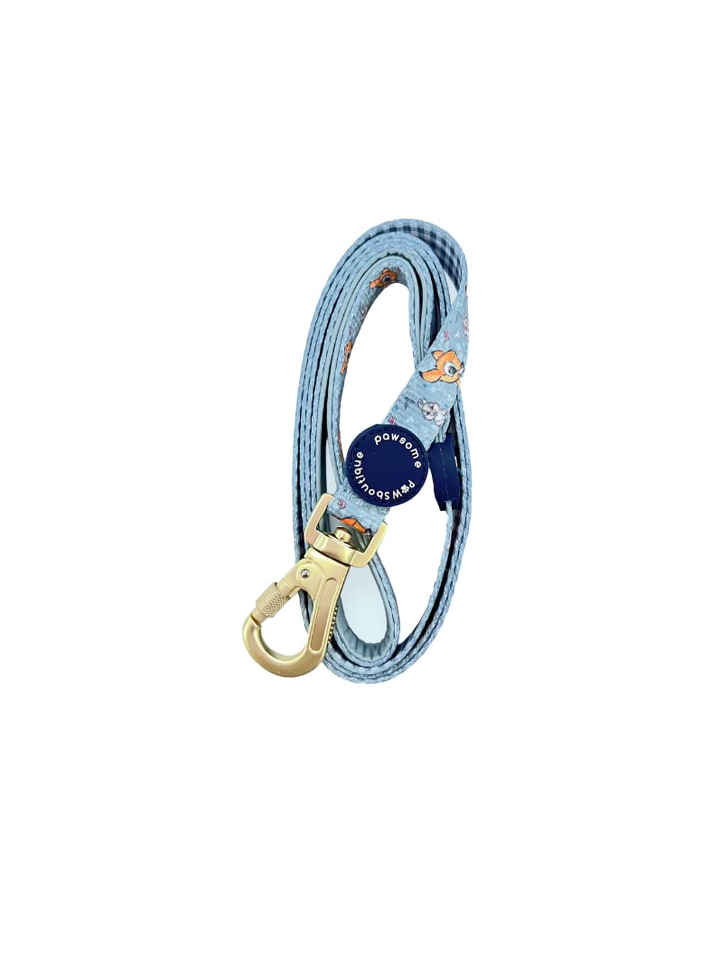Pawsome Paws Boutique Disney Lead Bambi + Friends Blue 5ft
