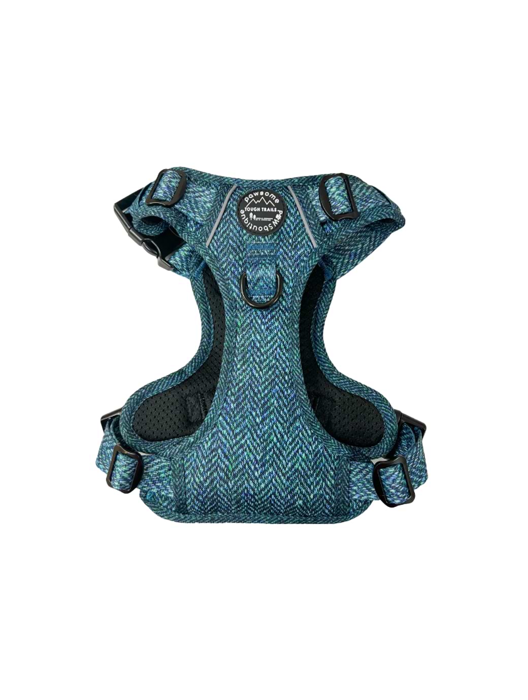 Pawsome Paws Boutique Tough Trails Harness Country Teal