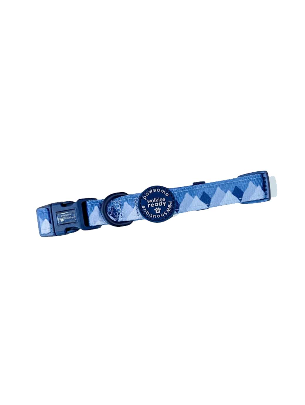 Pawsome Paws Boutique Walkies Ready Collar Cornflower Blue