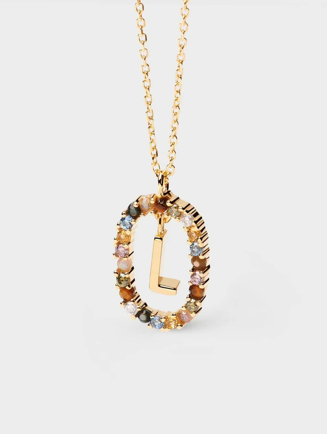 PDPAOLA Letter L Necklace