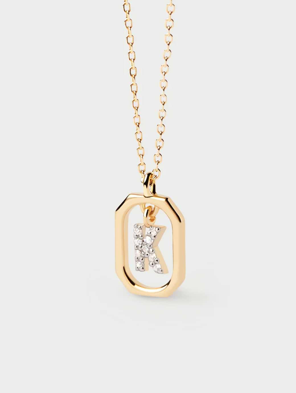 PDPAOLA Mini Letter K Necklace
