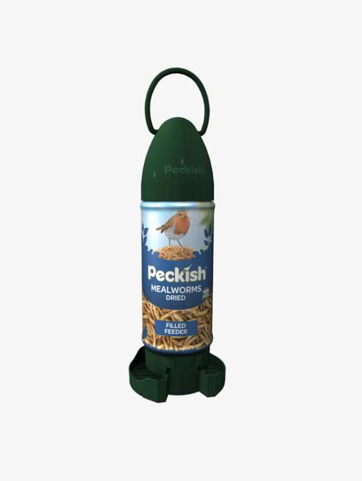 Peckish Mealworms Filled Feeder