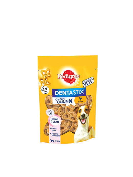 Pedigree Dentastix Chewy Chunx Mini Dog Treats Chicken 68g