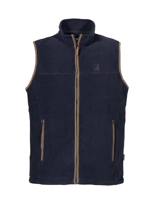 Percussion Scotland Fleece Vest Blue