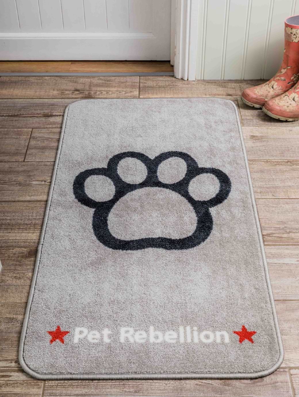 Pet Rebellion Stop Muddy Paws XL Grey