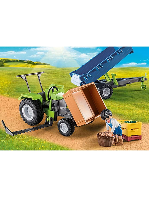Playmobil tractor trailer best sale